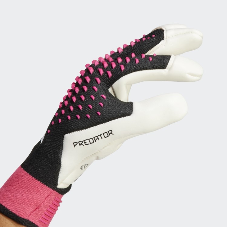 Luvas De Goleiro Adidas Pretas Predador Pro Híbridas
