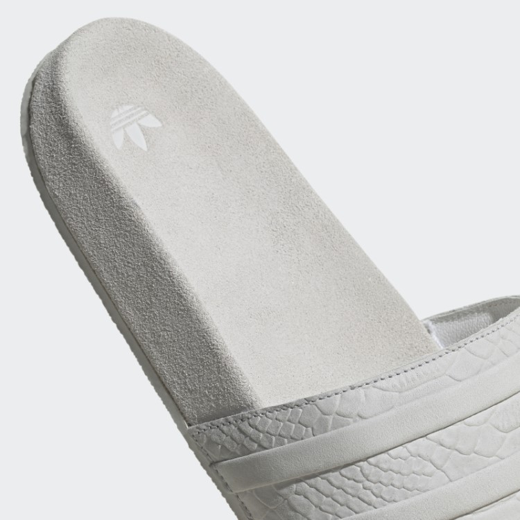 Adilette Desliza Adidas Branco