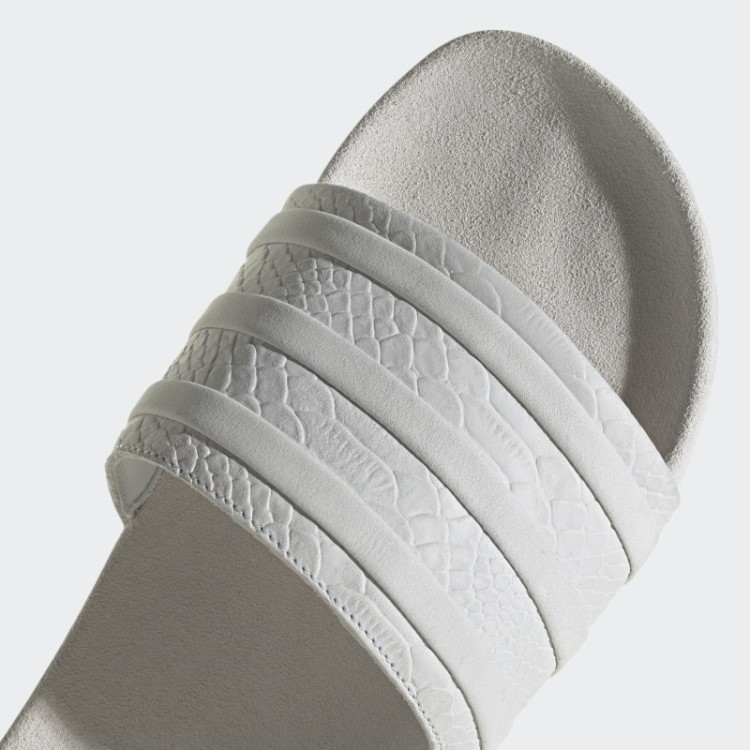 Adilette Desliza Adidas Branco