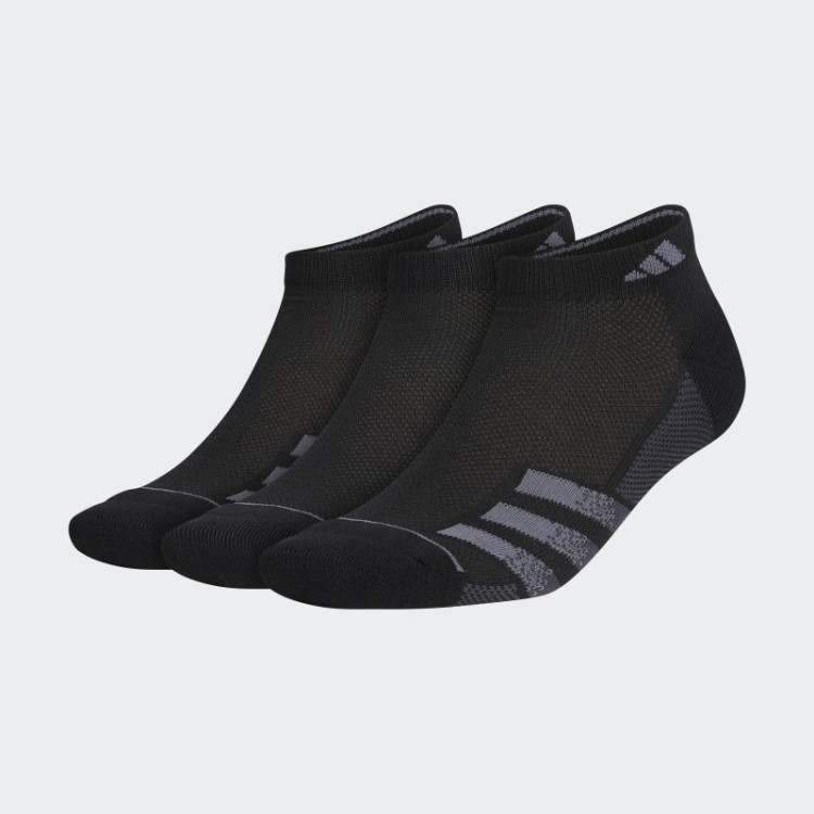 Meias Adidas Superlite Listras De Corte Baixo 3 Pares Preto