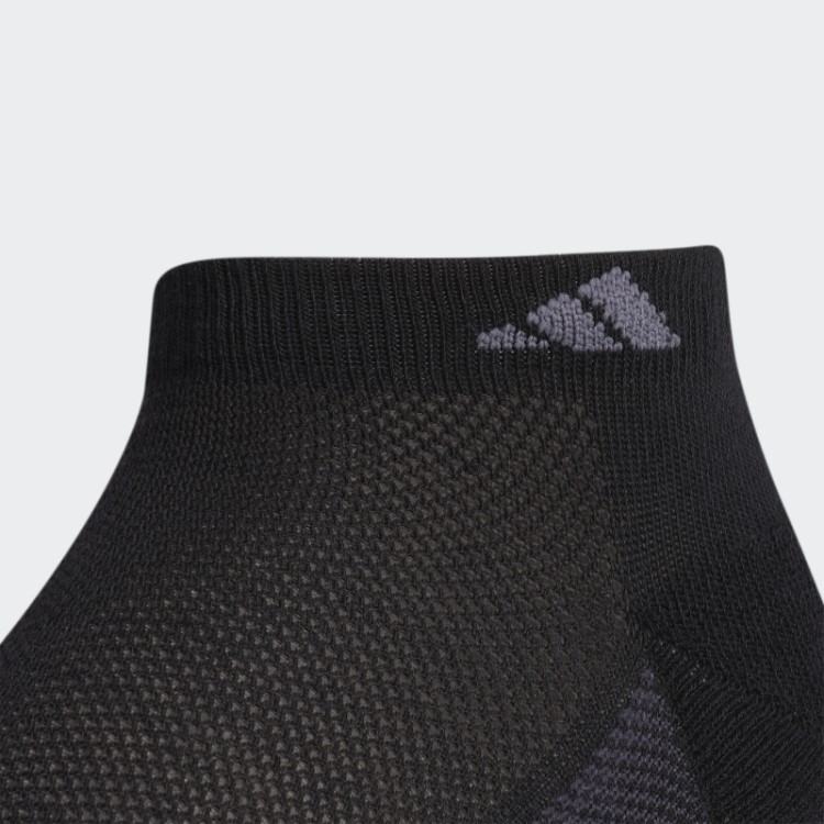 Meias Adidas Superlite Listras De Corte Baixo 3 Pares Preto