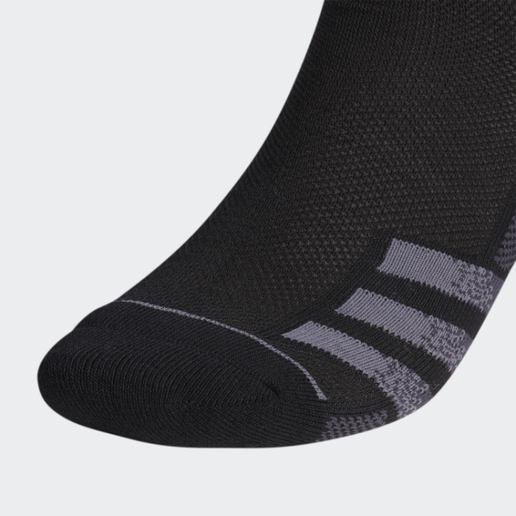 Meias Adidas Superlite Listras De Corte Baixo 3 Pares Preto