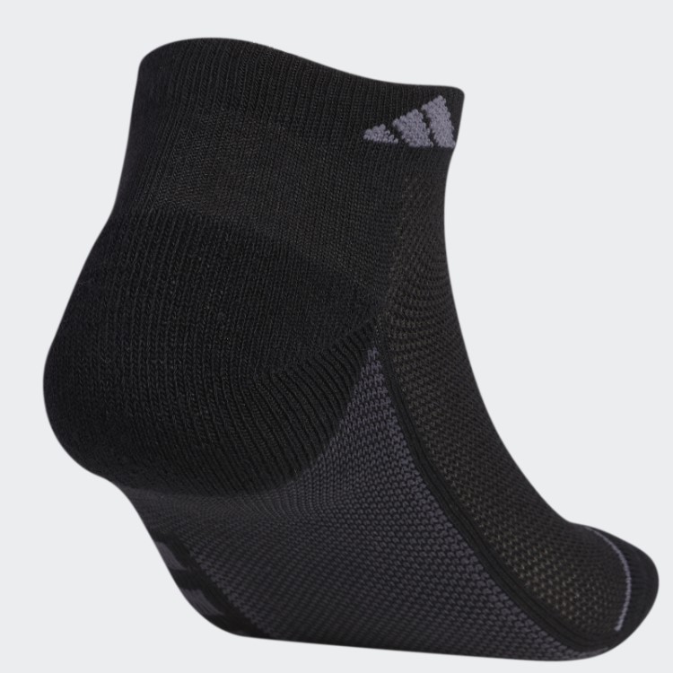 Meias Adidas Superlite Listras De Corte Baixo 3 Pares Preto