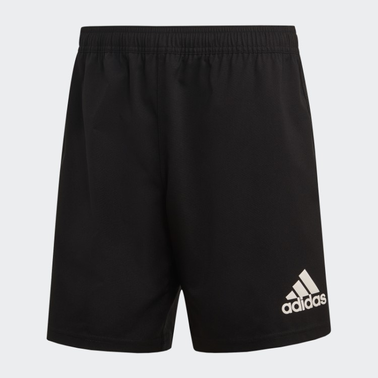 Bermuda Branca Com As Três Listras Adidas