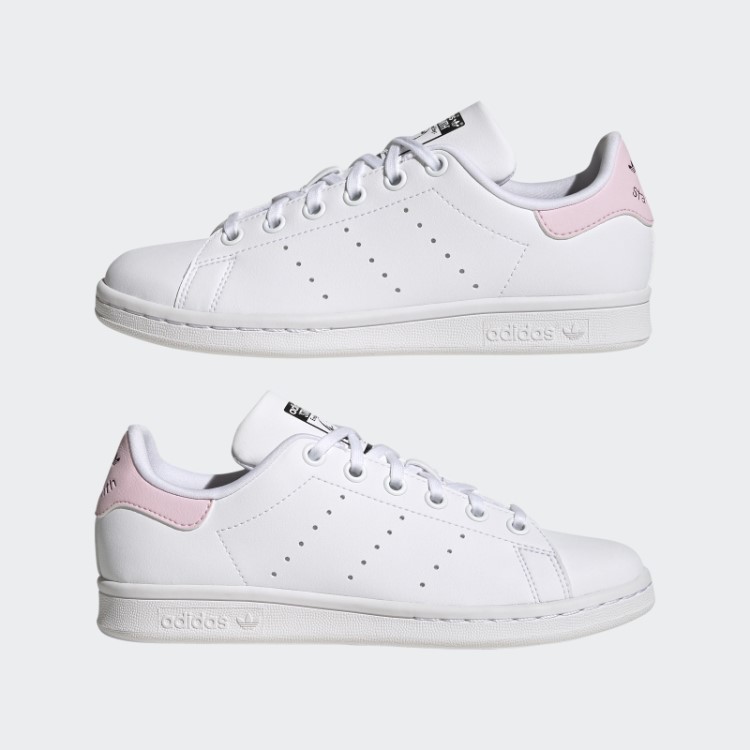 Elegantes Sapatos Pretos Adidas Stan Smith