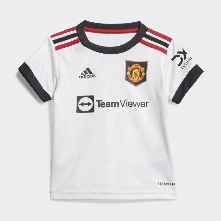 Kit De Bebê Adidas Manchester United 22/23 Branco