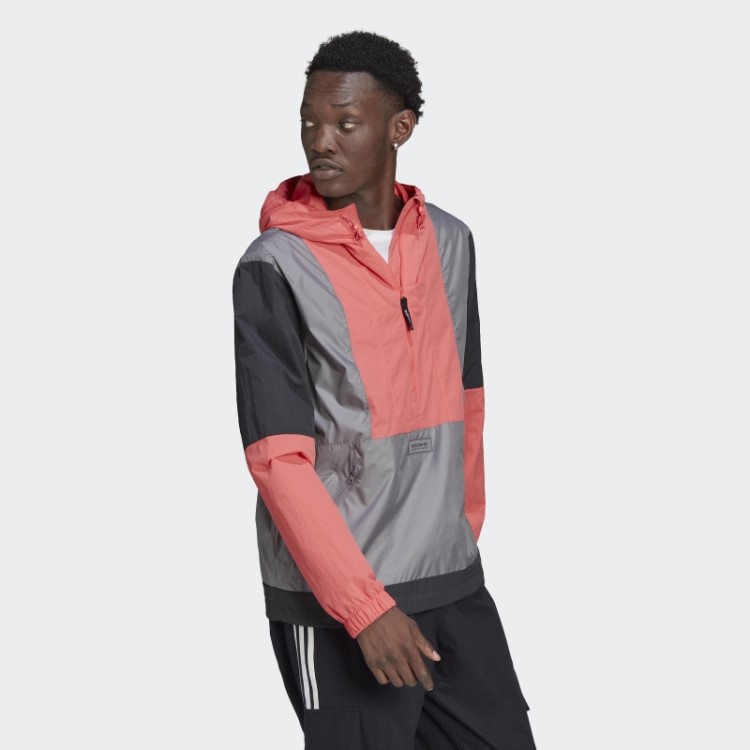 Blusão Cinza Adidas Adventure Bloqueado Quente