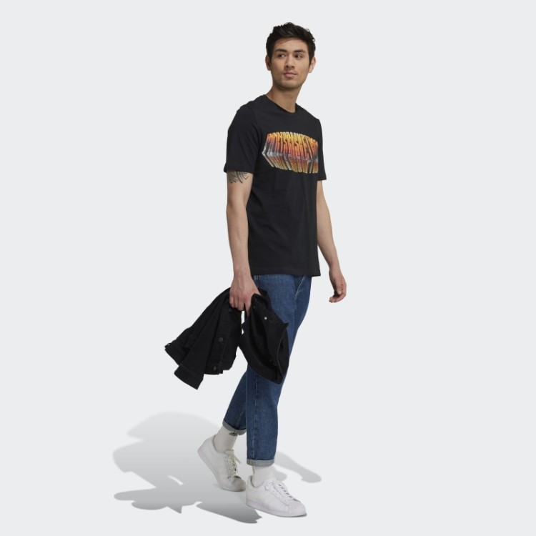 Camiseta Carpenter De Basquete Preta Quente Adidas X Paris
