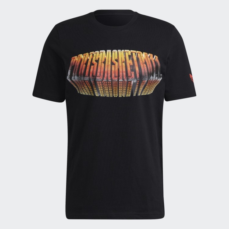 Camiseta Carpenter De Basquete Preta Quente Adidas X Paris