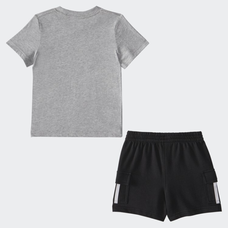 Conjunto Curto Adidas Ib Sstee Cargo Cinza Urze