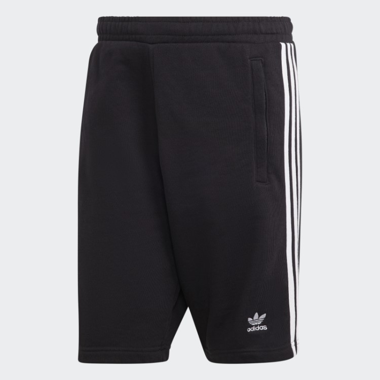 Short De Moletom Adicolor Classics Com As Três Listras Preto Adidas