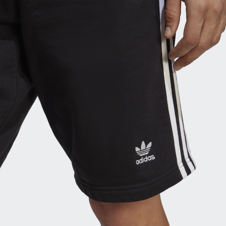 Short De Moletom Adicolor Classics Com As Três Listras Preto Adidas