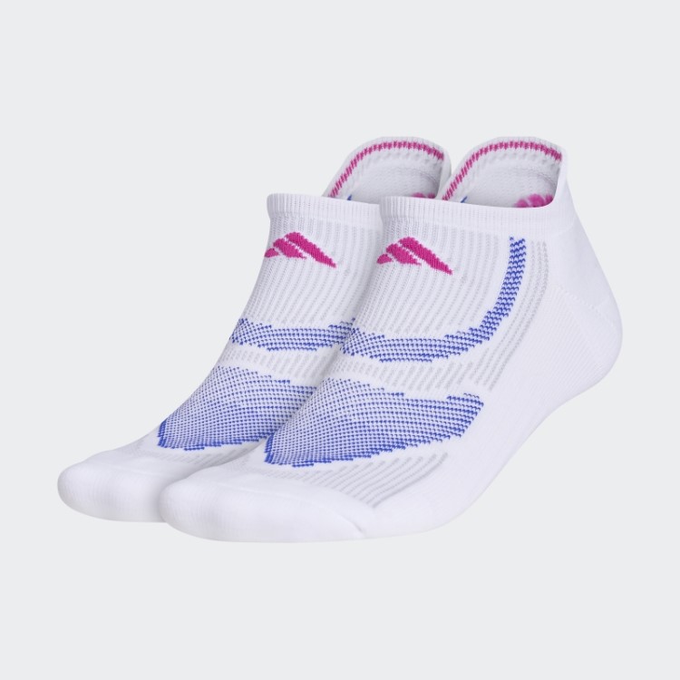 Meias Brancas Adidas Superlite Performance No-show 2 Pares