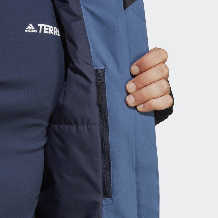 Adidas Jaqueta De Aço Terrex Com 2 Camadas E Isolamento Gráfico De Neve