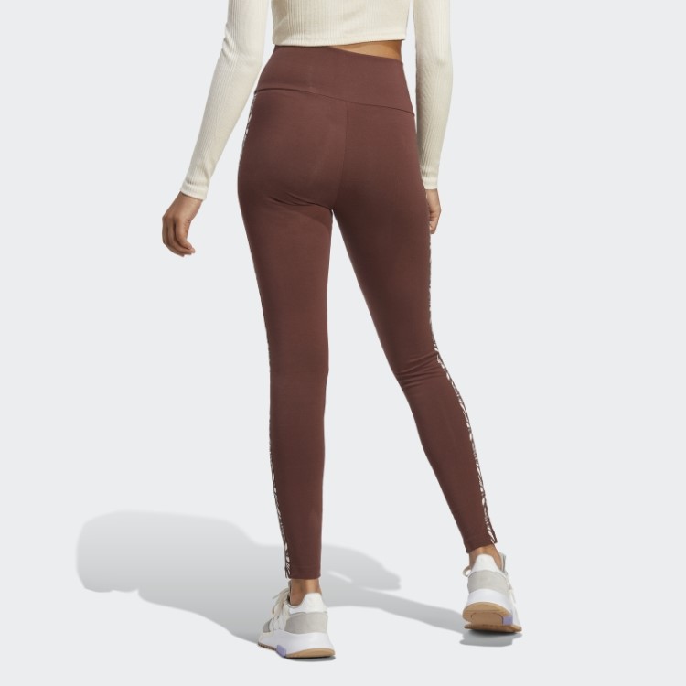 Leggings Adidas Animal Print Abstrato Ruivo