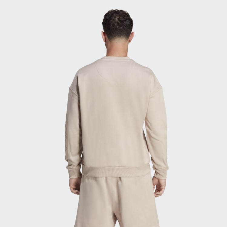 Moletom De Lã Adidas Lounge Taupe Quente