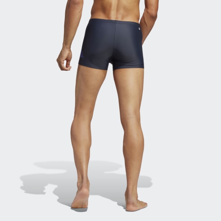 Cueca Boxer De Natação Com A Marca Adidas De Tinta
