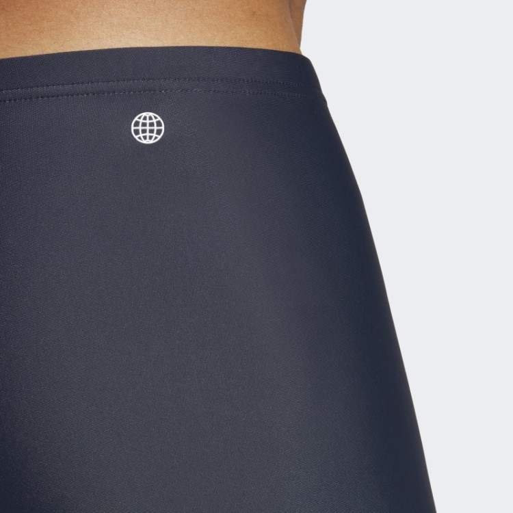 Cueca Boxer De Natação Com A Marca Adidas De Tinta