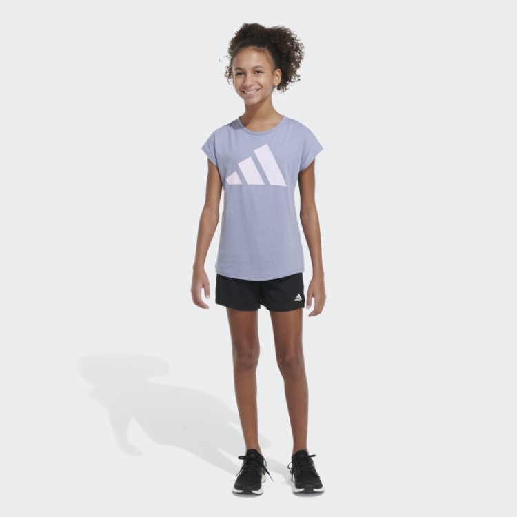 Camiseta Ss Essencial Prata Violeta Adidas