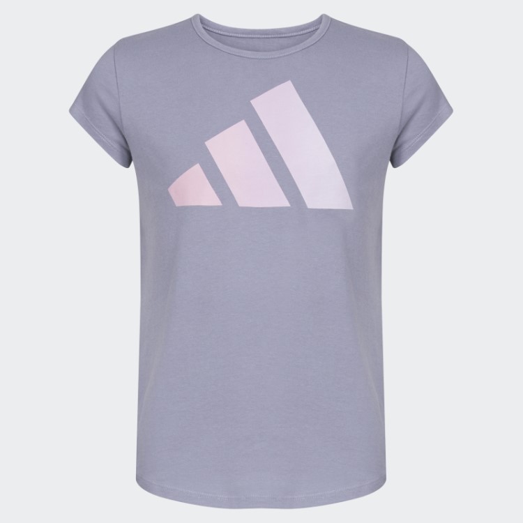 Camiseta Ss Essencial Prata Violeta Adidas