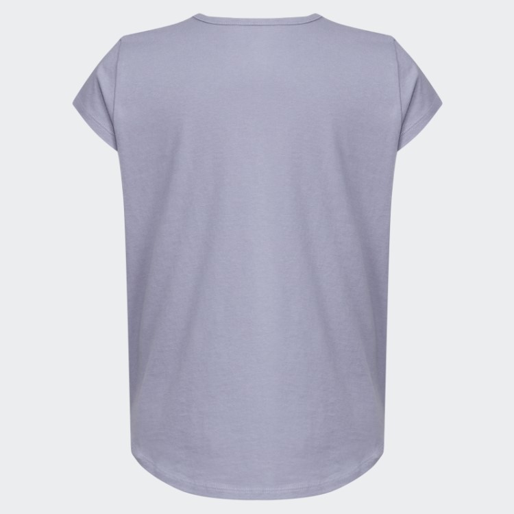 Camiseta Ss Essencial Prata Violeta Adidas