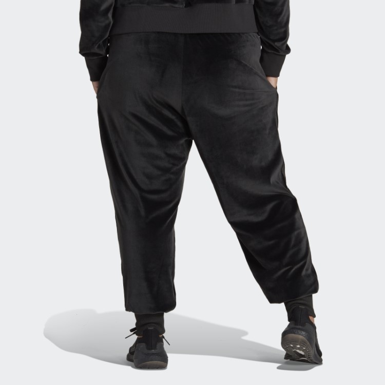 Calça Jogger De Veludo Aconchegante Adidas Black Holidayz (tamanho Grande)
