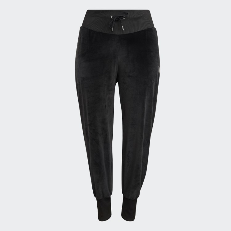 Calça Jogger De Veludo Aconchegante Adidas Black Holidayz (tamanho Grande)