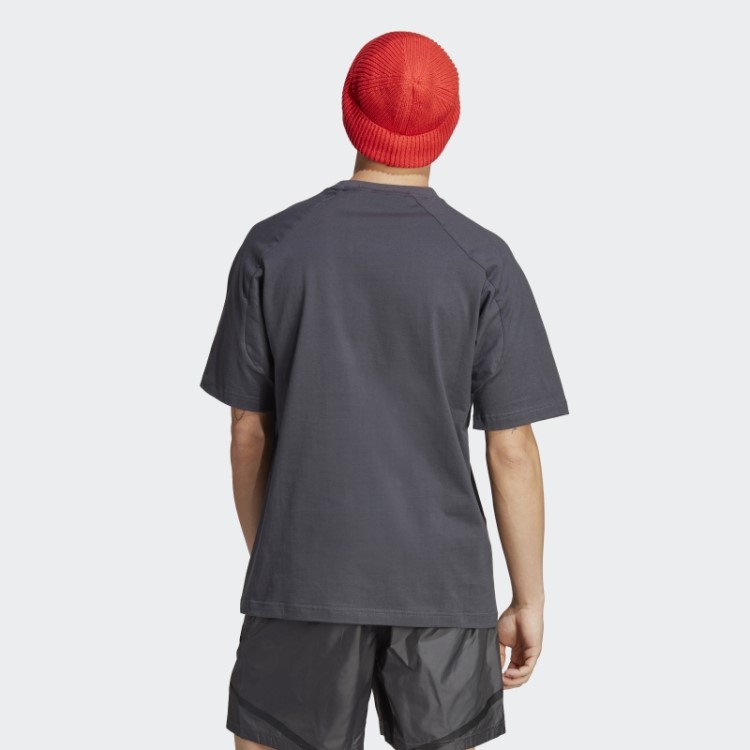 Camiseta Com Design Cinza 4 Gameday Adidas