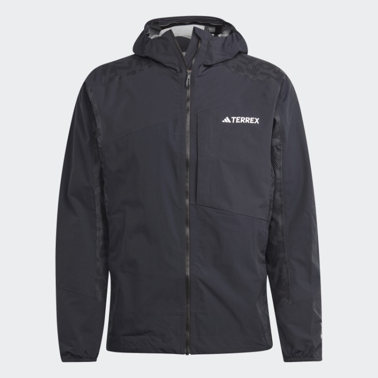 Jaqueta Preta Terrex Xperior Hybrid Rain.rdy Adidas
