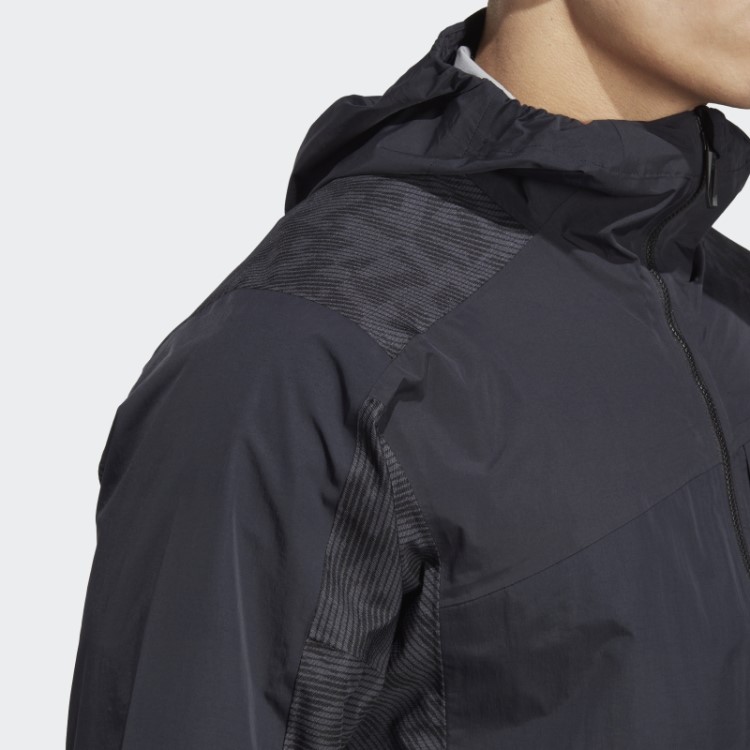 Jaqueta Preta Terrex Xperior Hybrid Rain.rdy Adidas