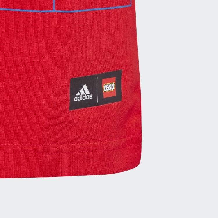 Camiseta Vermelha Adidas X Classic Lego Hot