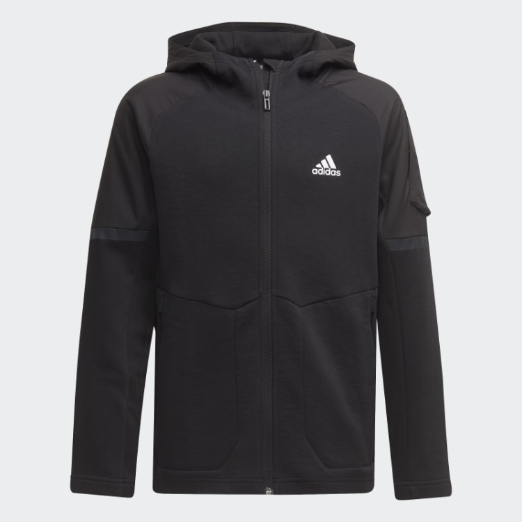 Projetado Para Gameday Moletom Com Zíper Completo Adidas Preto