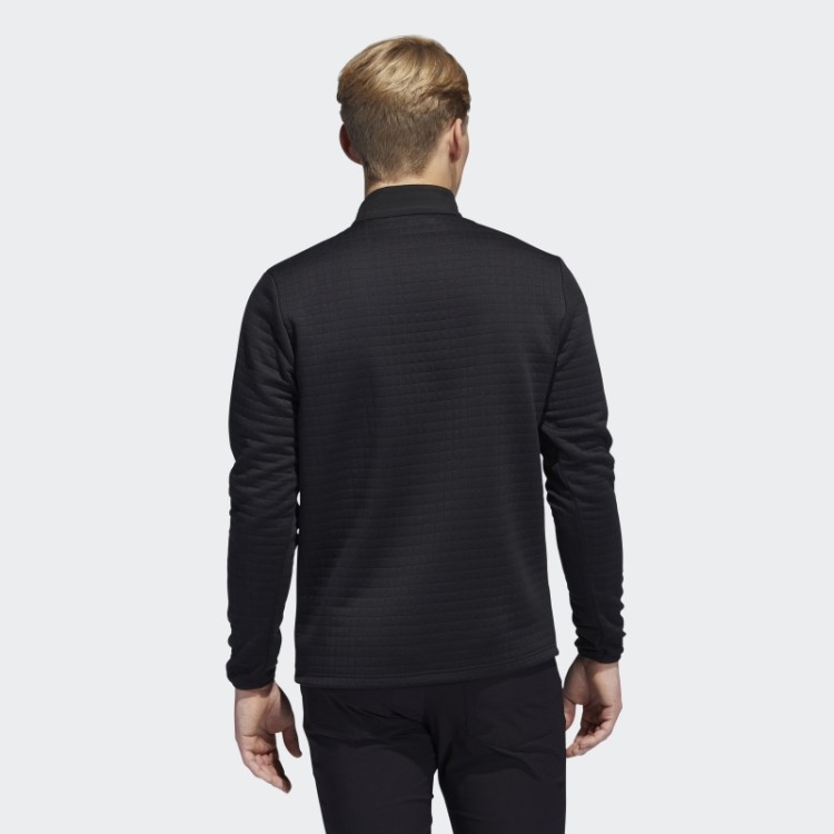 Moletom Preto Dwr Com Zíper 1/4 Adidas