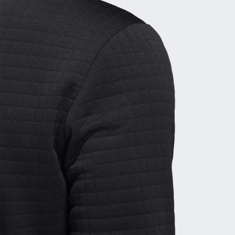 Moletom Preto Dwr Com Zíper 1/4 Adidas