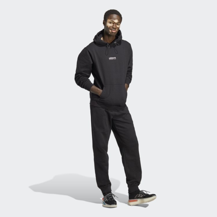 Moletom Com Capuz Preto Quente Adidas Adventure