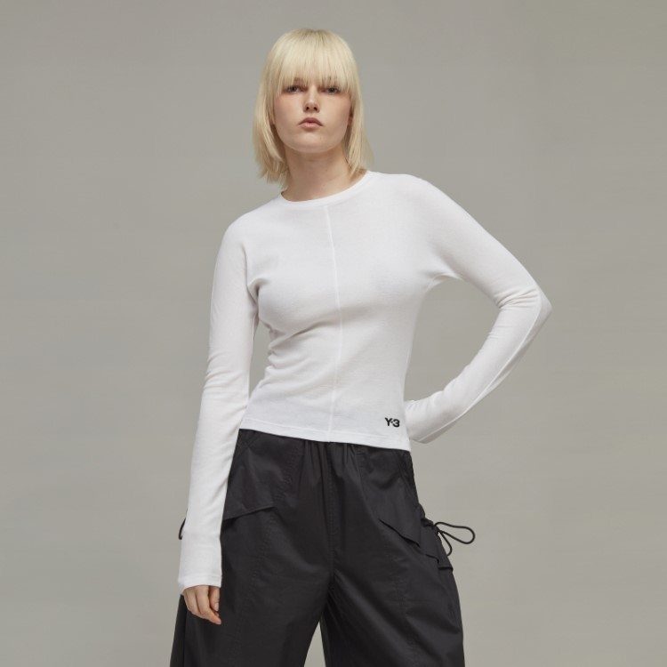 Adidas Y-3 Camiseta Manga Longa Justa