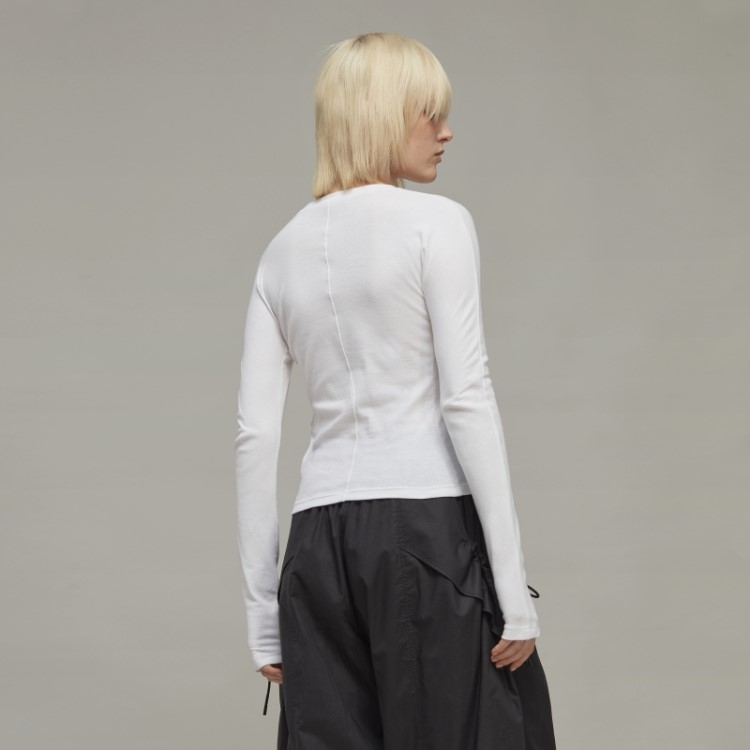 Adidas Y-3 Camiseta Manga Longa Justa