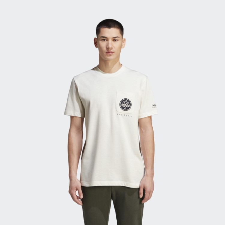 Camiseta Branca Adidas Edgerton