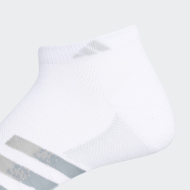 Meias Superlite Listras De Corte Baixo 3 Pares Adidas Branco