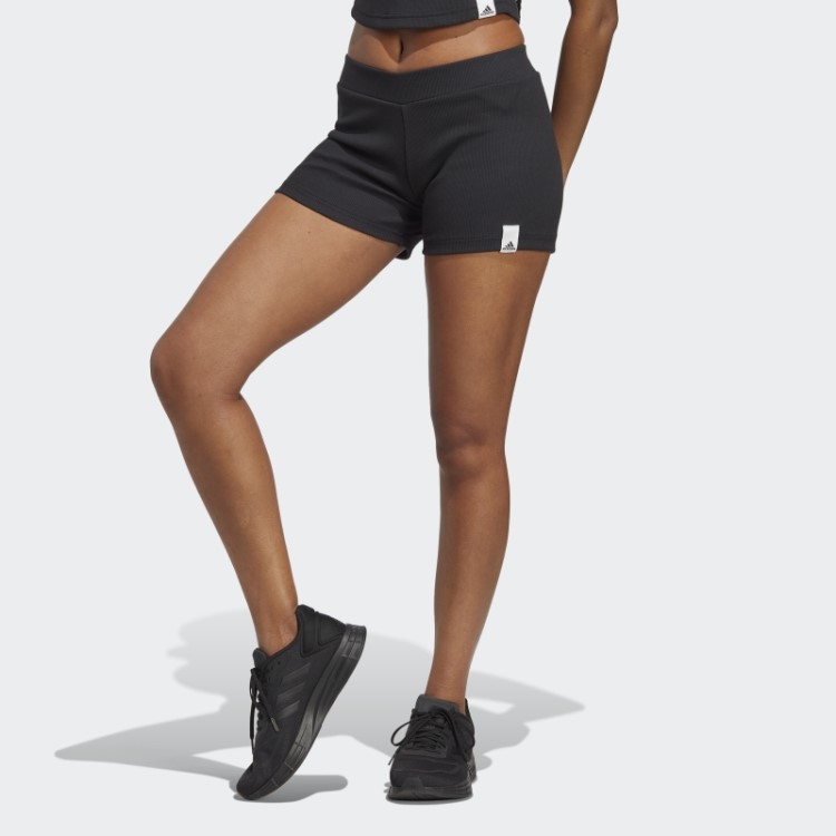 Bermuda Canelada Preta Adidas