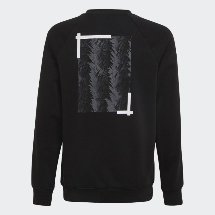 Moletom Preto Juventus Dna Crew Adidas