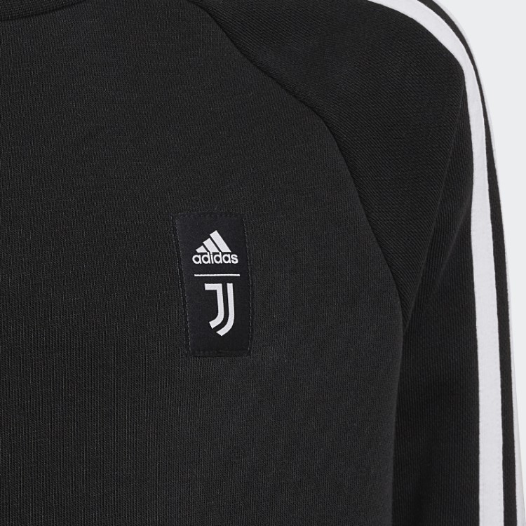 Moletom Preto Juventus Dna Crew Adidas