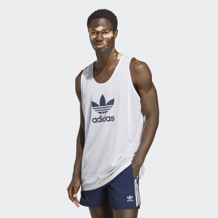 Noite Indigo Adidas Adicolor Classics Camisa De Basquete Trefoil