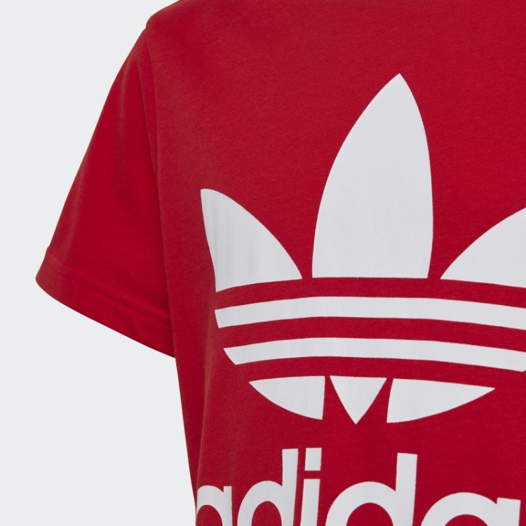 Moda Adidas Trefoil T-shirt Escarlate
