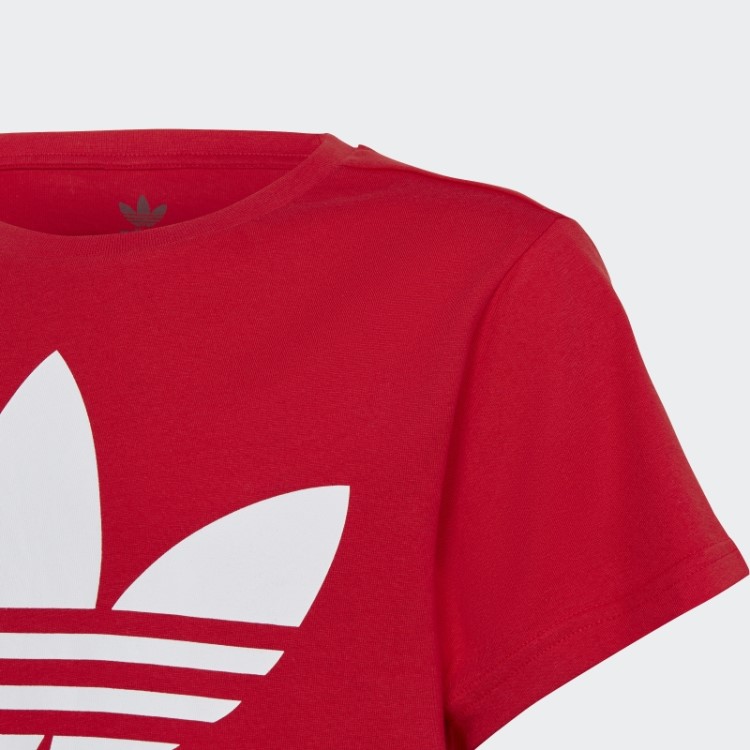Moda Adidas Trefoil T-shirt Escarlate