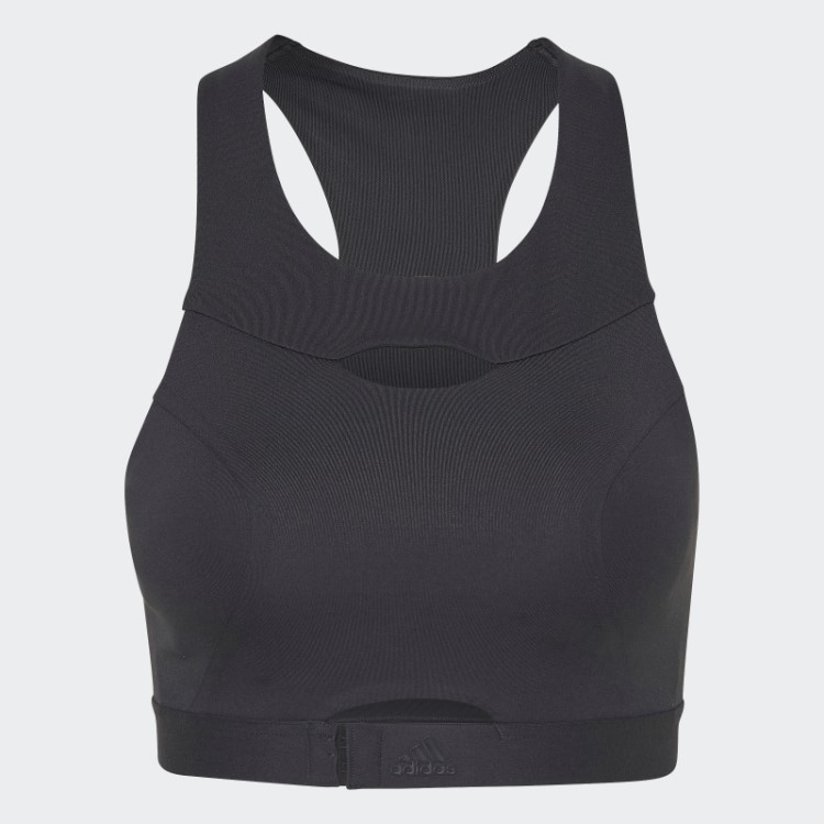 Sutiã De Suporte Médio De Treinamento De Luxo Adidas Powerimpact De Carbono