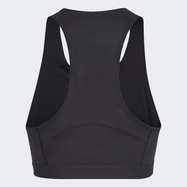Sutiã De Suporte Médio De Treinamento De Luxo Adidas Powerimpact De Carbono