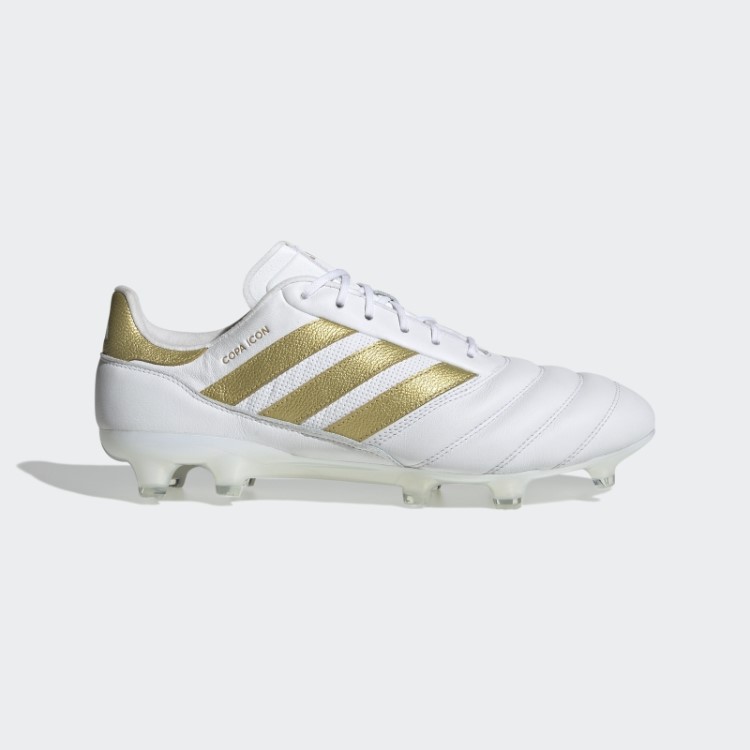 Botas De Futebol De Chão Firme Adidas Copa Icon Brancas