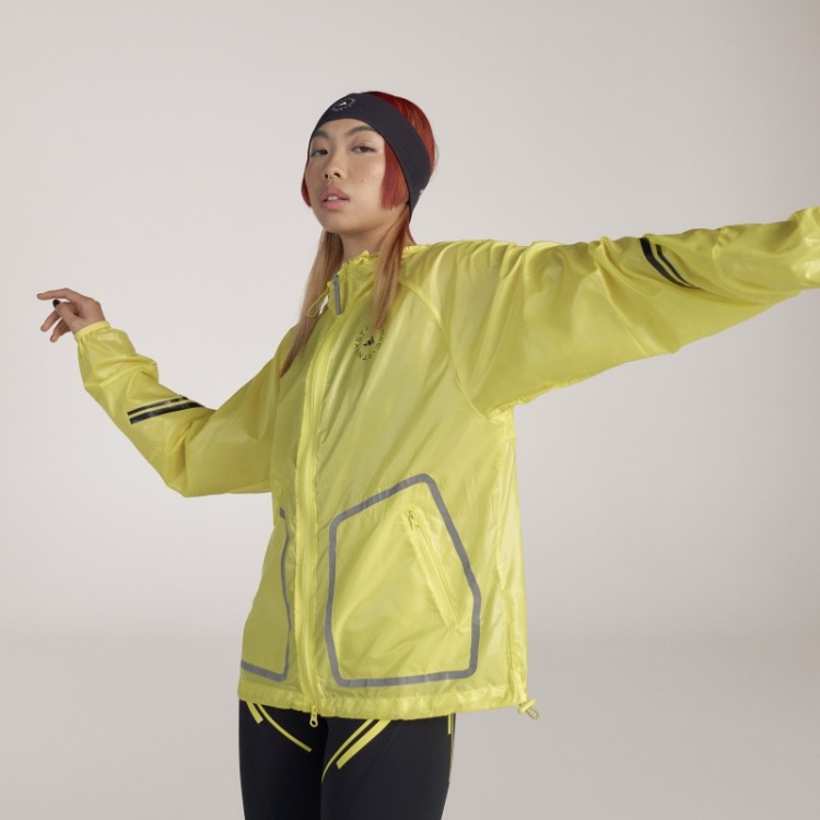 Jaqueta De Corrida Adidas By Stella Mccartney Truepace Amarelo Choque
