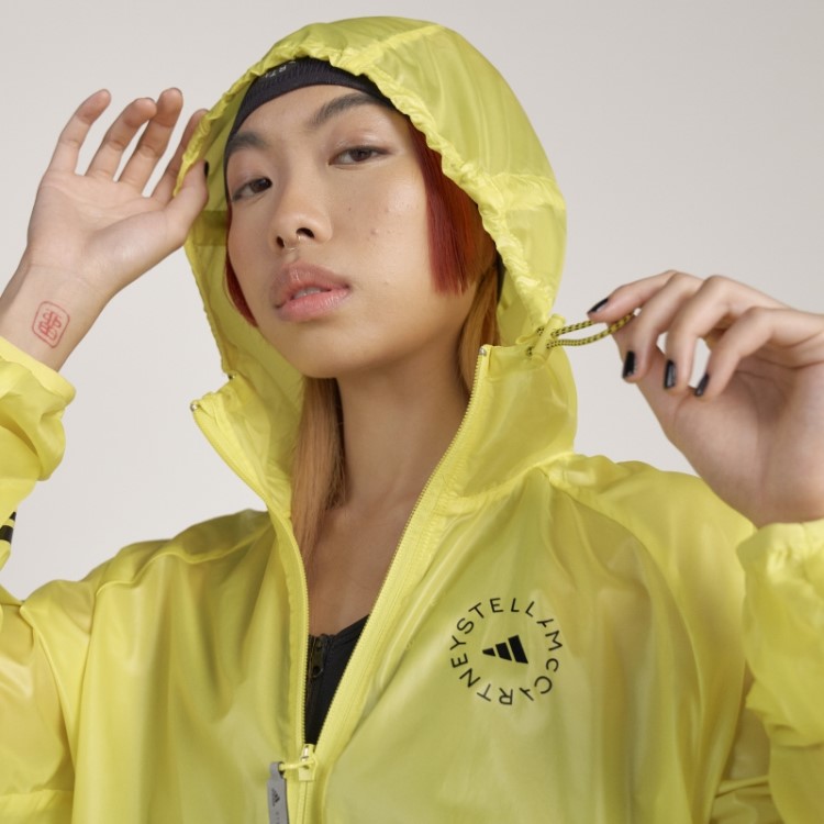 Jaqueta De Corrida Adidas By Stella Mccartney Truepace Amarelo Choque